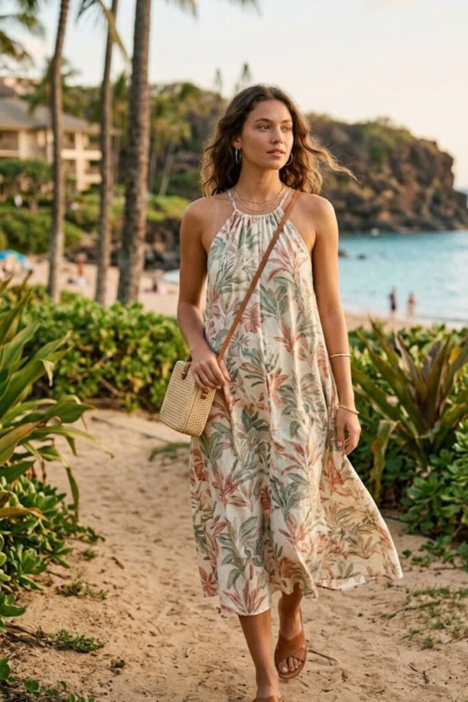 9. Halter Neck Dress