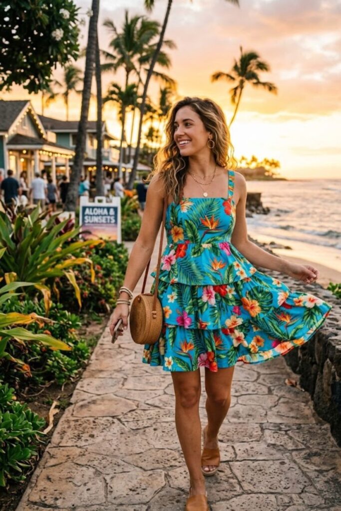 9. Tiered Mini Dress