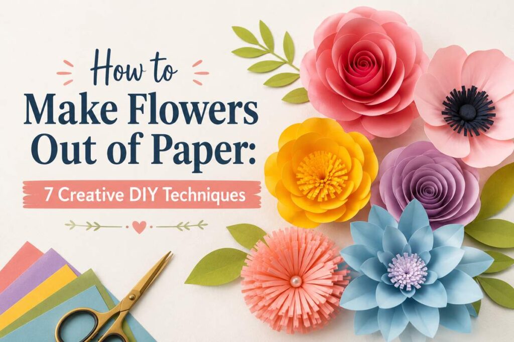 How to Make Flowers Out of Paper