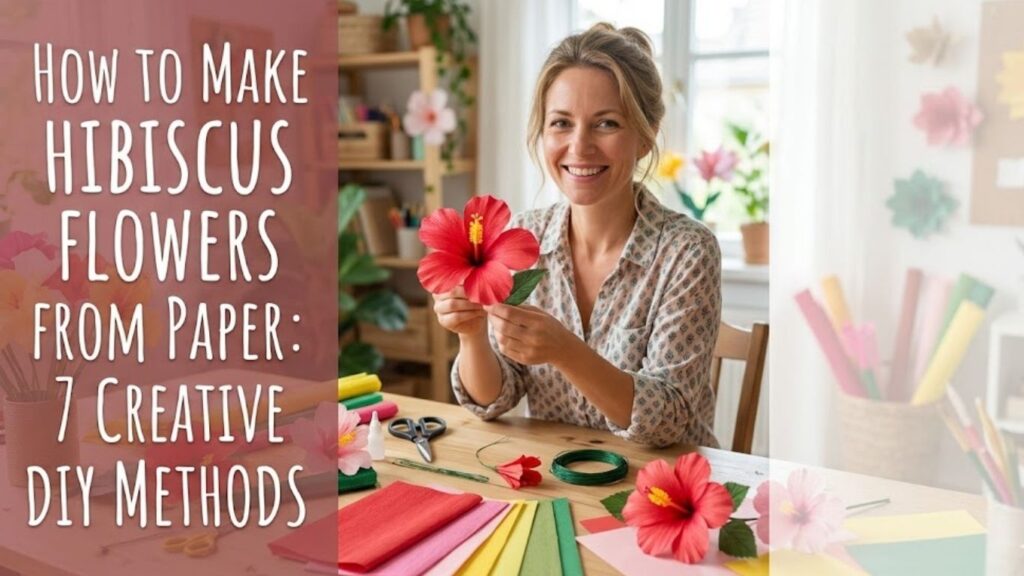How to Make Hibiscus Flowers from Paper