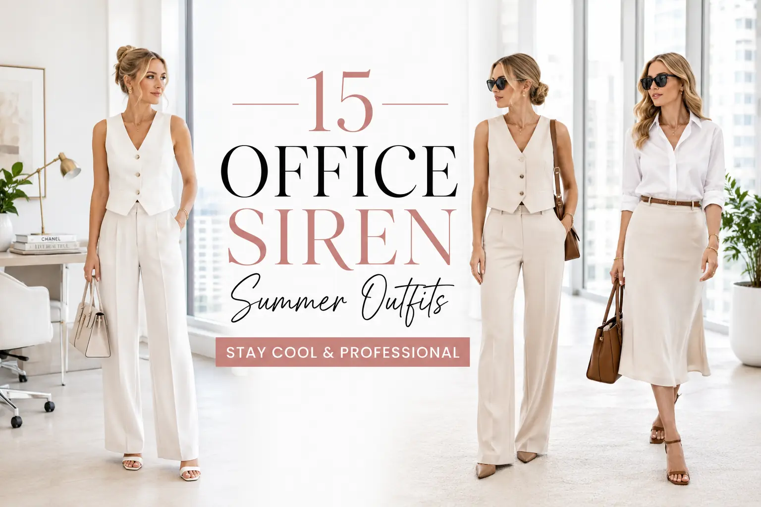 15 Office Siren Summer Outfits: Stay Cool & Professional