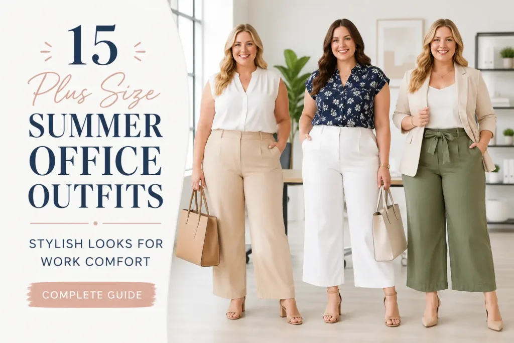 15 Plus Size Summer Office Outfits: Stylish Looks for Work Comfort
