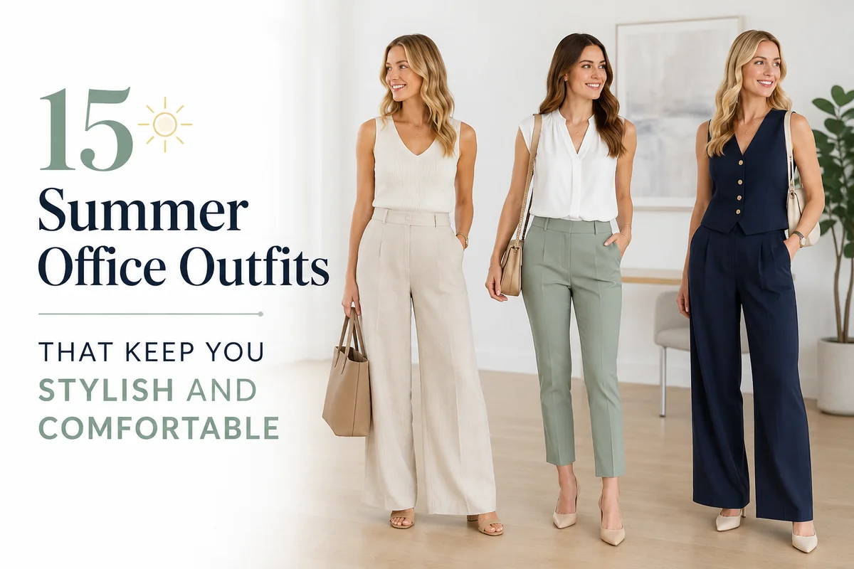 15 Summer Office Outfits That Keep You Stylish And Comfortable