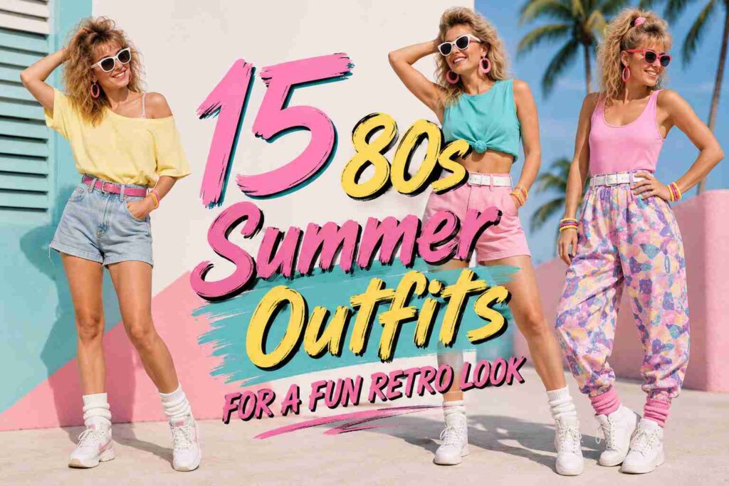 15 80s Summer Outfits for a Fun Retro Look