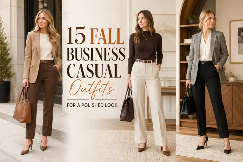 15 Fall Business Casual Outfits for a Polished Look