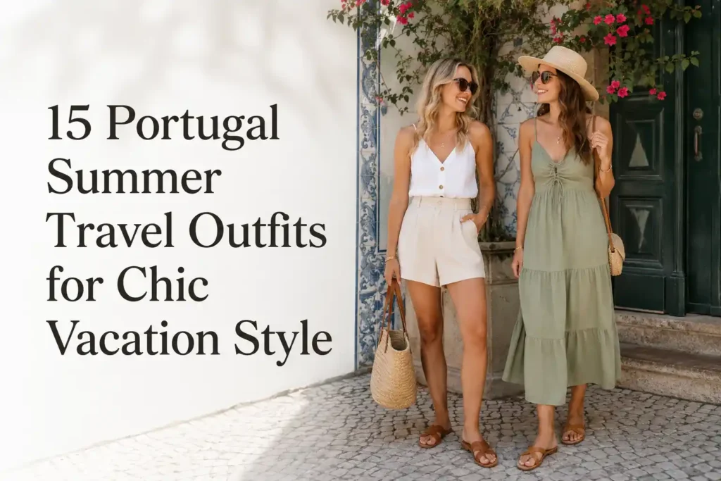 15 Portugal Summer Travel Outfits