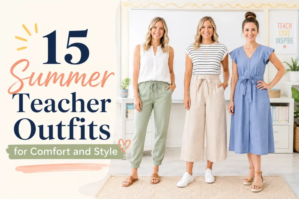 15 Summer Teacher Outfits for Comfort and Style