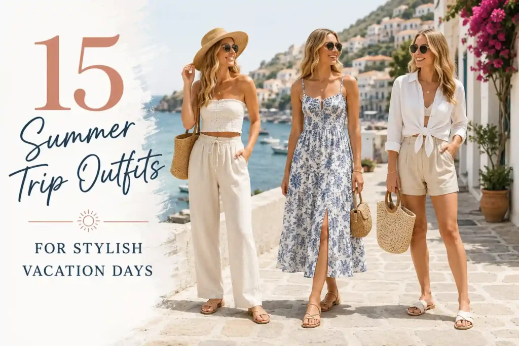 15 Summer Trip Outfits for Stylish Vacation Days