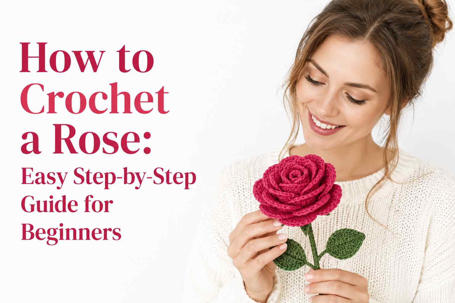 How to Crochet a Rose: Easy Step-by-Step Guide for Beginners