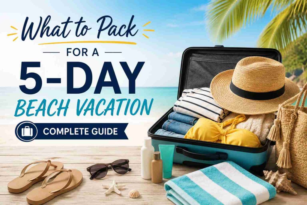 What to Pack for a 5-Day Beach Vacation