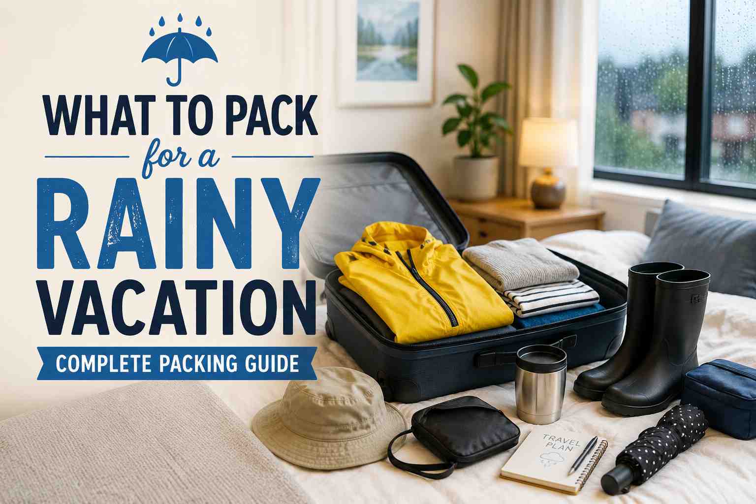 What to Pack for a Rainy Vacation: Complete Packing Guide