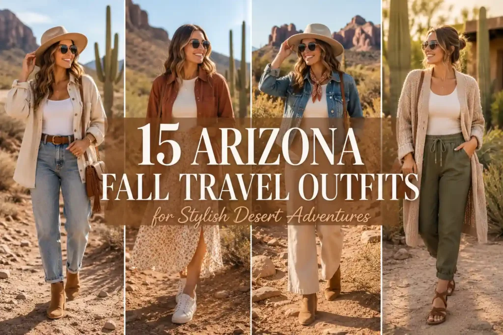 15 Arizona Fall Travel Outfits for Stylish Desert Adventures