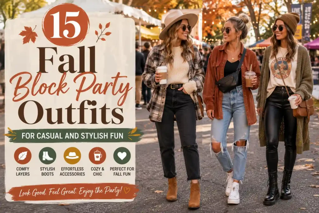 15 Fall Block Party Outfits for Casual and Stylish Fun