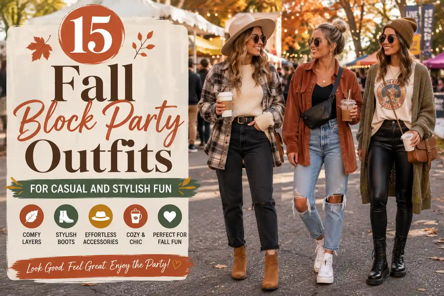15 Fall Block Party Outfits for Casual and Stylish Fun