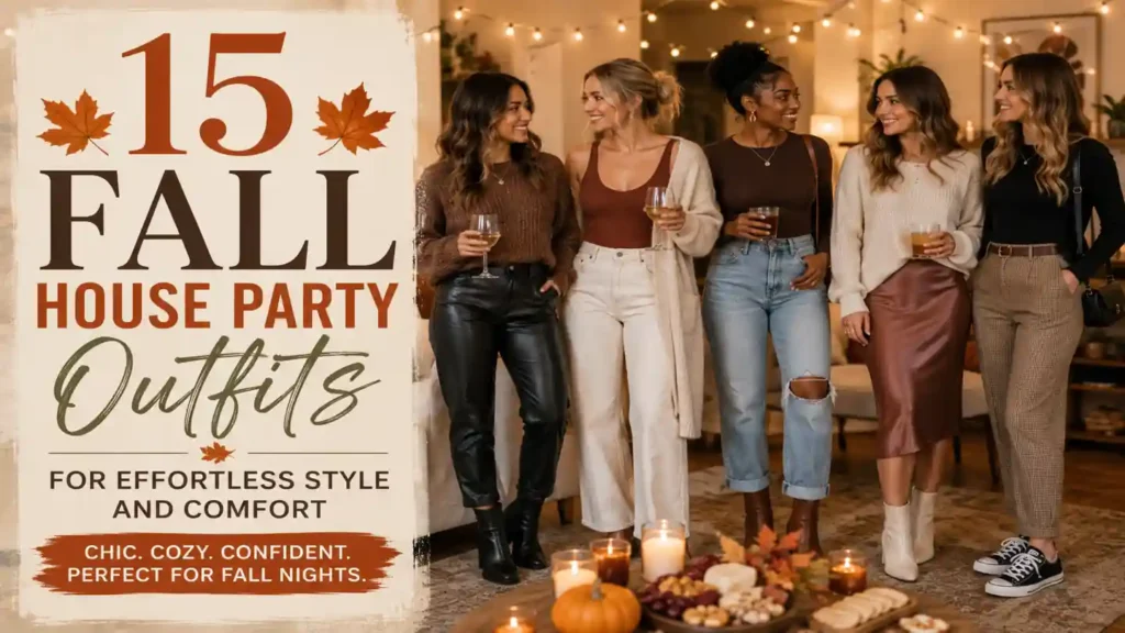 15 Fall House Party Outfits for Effortless Style and Comfort