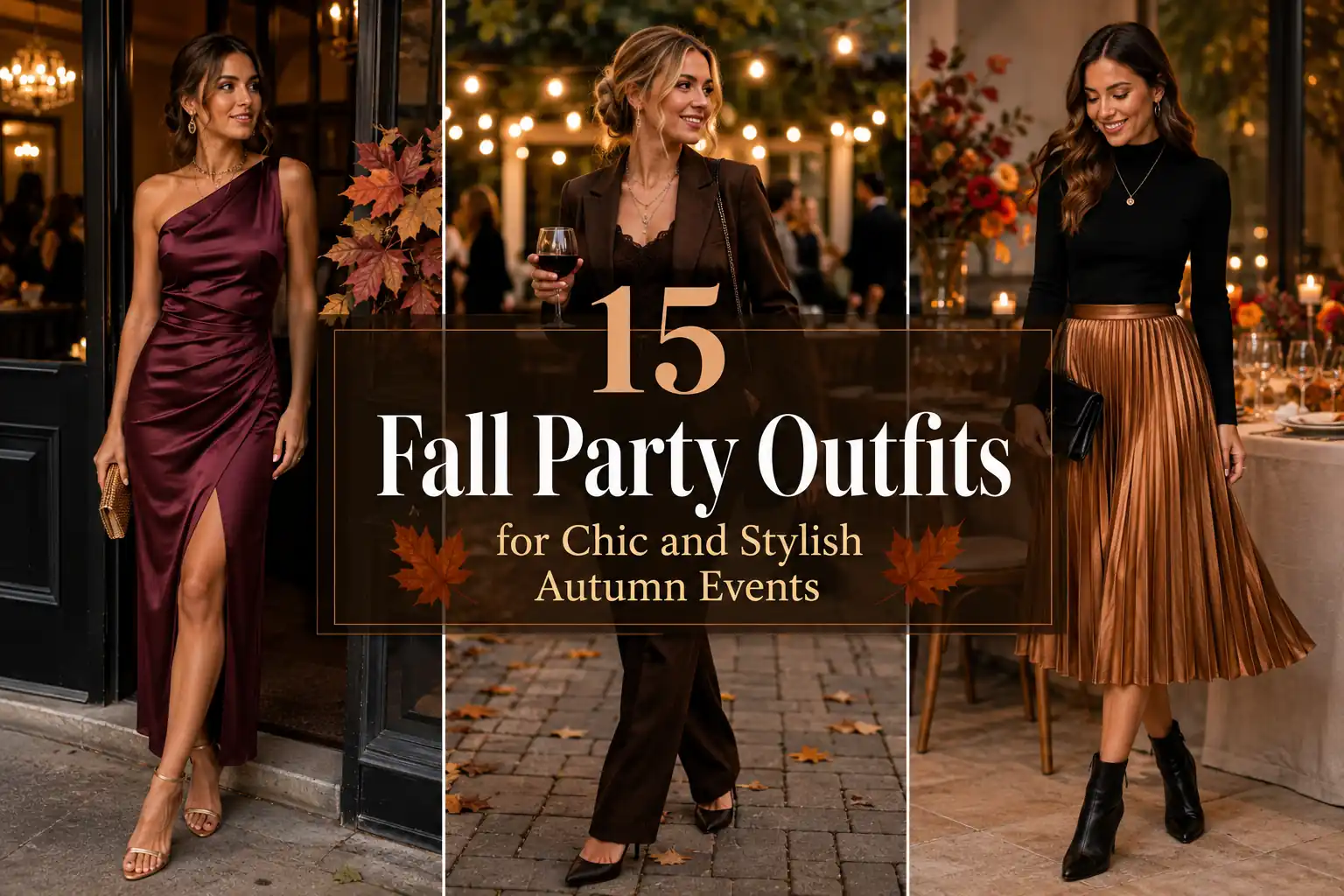 15 Fall Party Outfits for Chic and Stylish Autumn Events