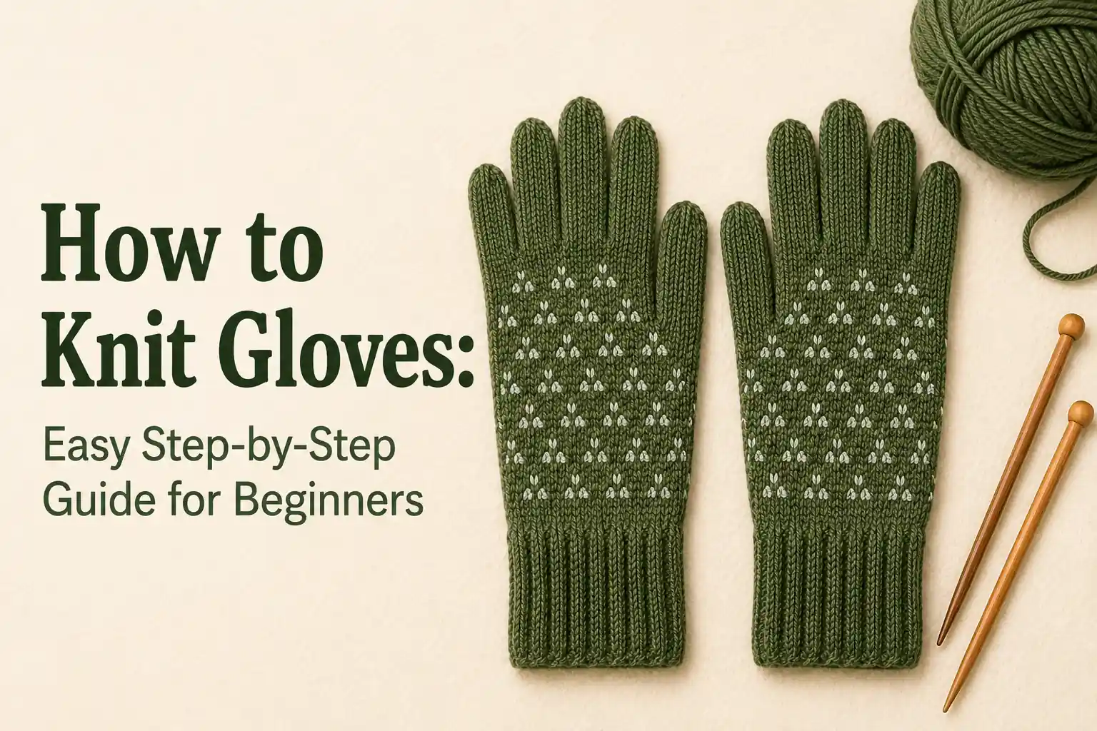 How to Knit Gloves: Easy Step-by-Step Guide for Beginners