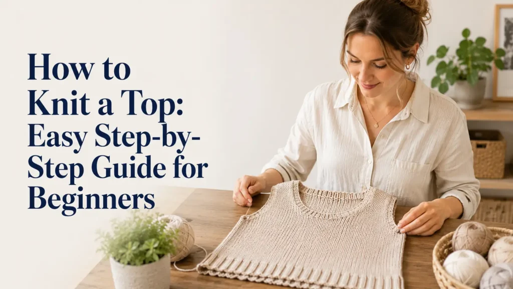 How to Knit a Top: Easy Step-by-Step Guide for Beginners