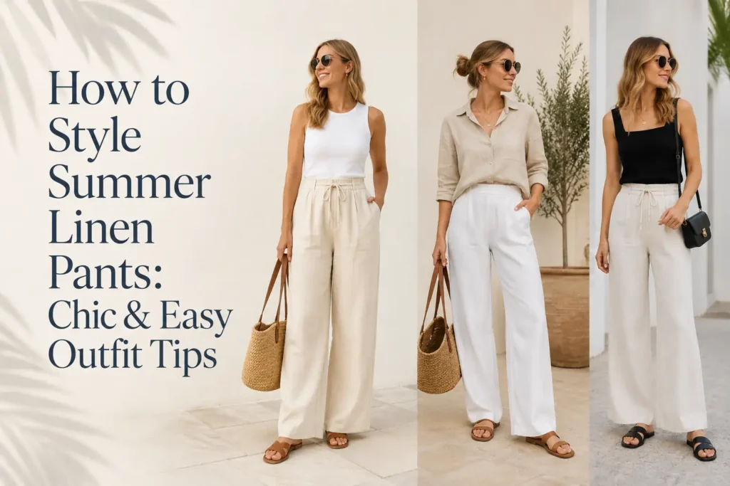 How to Style Summer Linen Pants