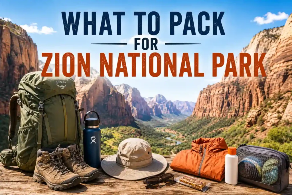 What to Pack for Zion National Park: Complete Travel Packing Guide