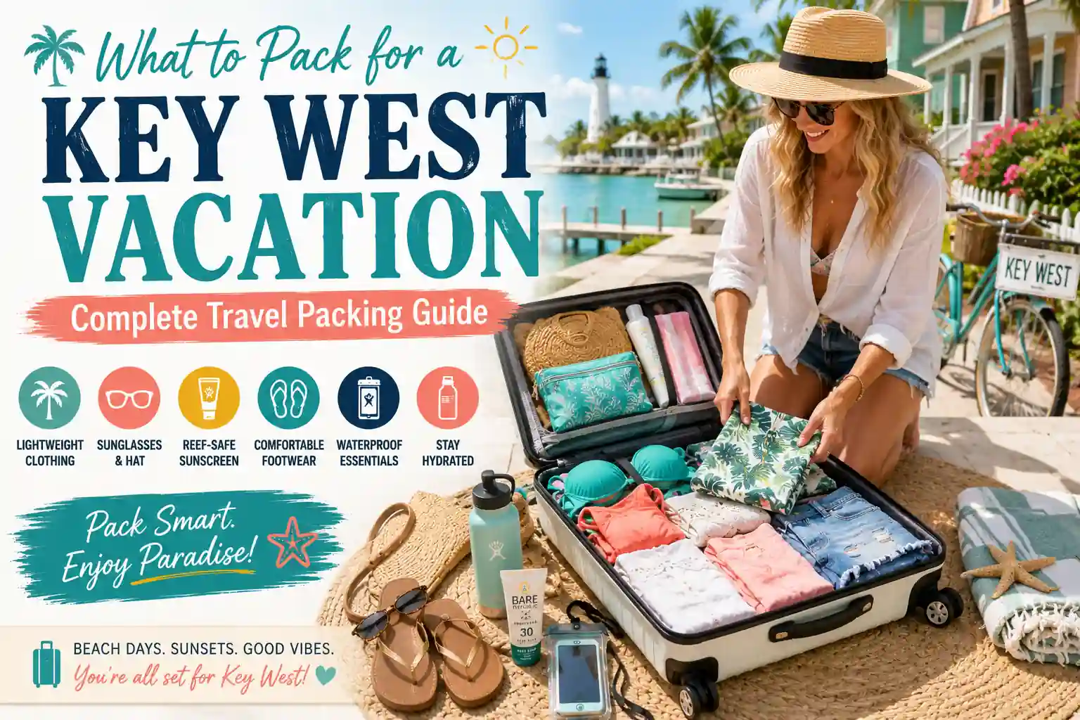 What to Pack for a Key West Vacation: Complete Travel Packing Guide