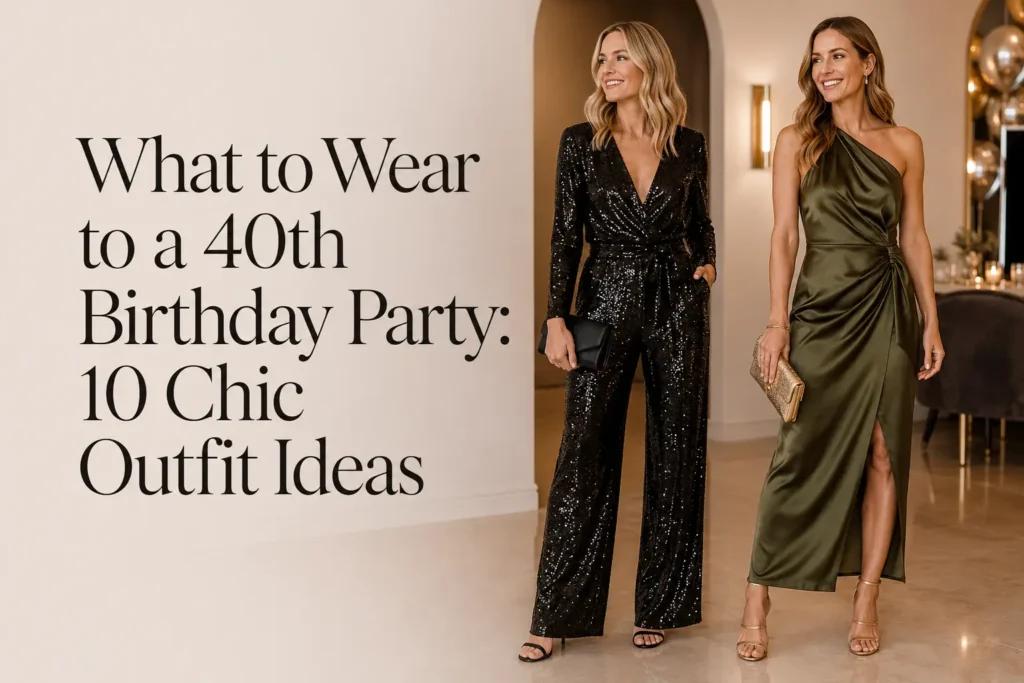 What to Wear to a 40th Birthday Party: 10 Chic Outfit Ideas