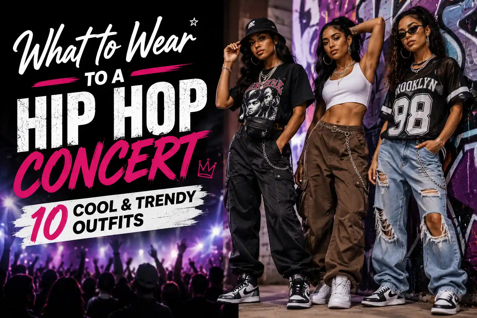 What to Wear to a Hip Hop Concert: 10 Cool & Trendy Outfits