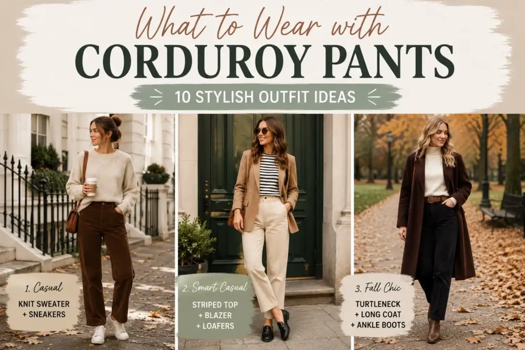 What to Wear with Corduroy Pants: 10 Stylish Outfit Ideas