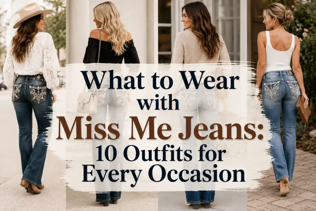 What to Wear with Miss Me Jeans: 10 Outfits for Every Occasion