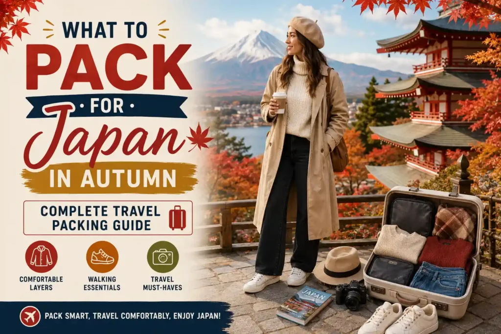 What to Pack for Japan in Autumn: Complete Travel Packing Guide