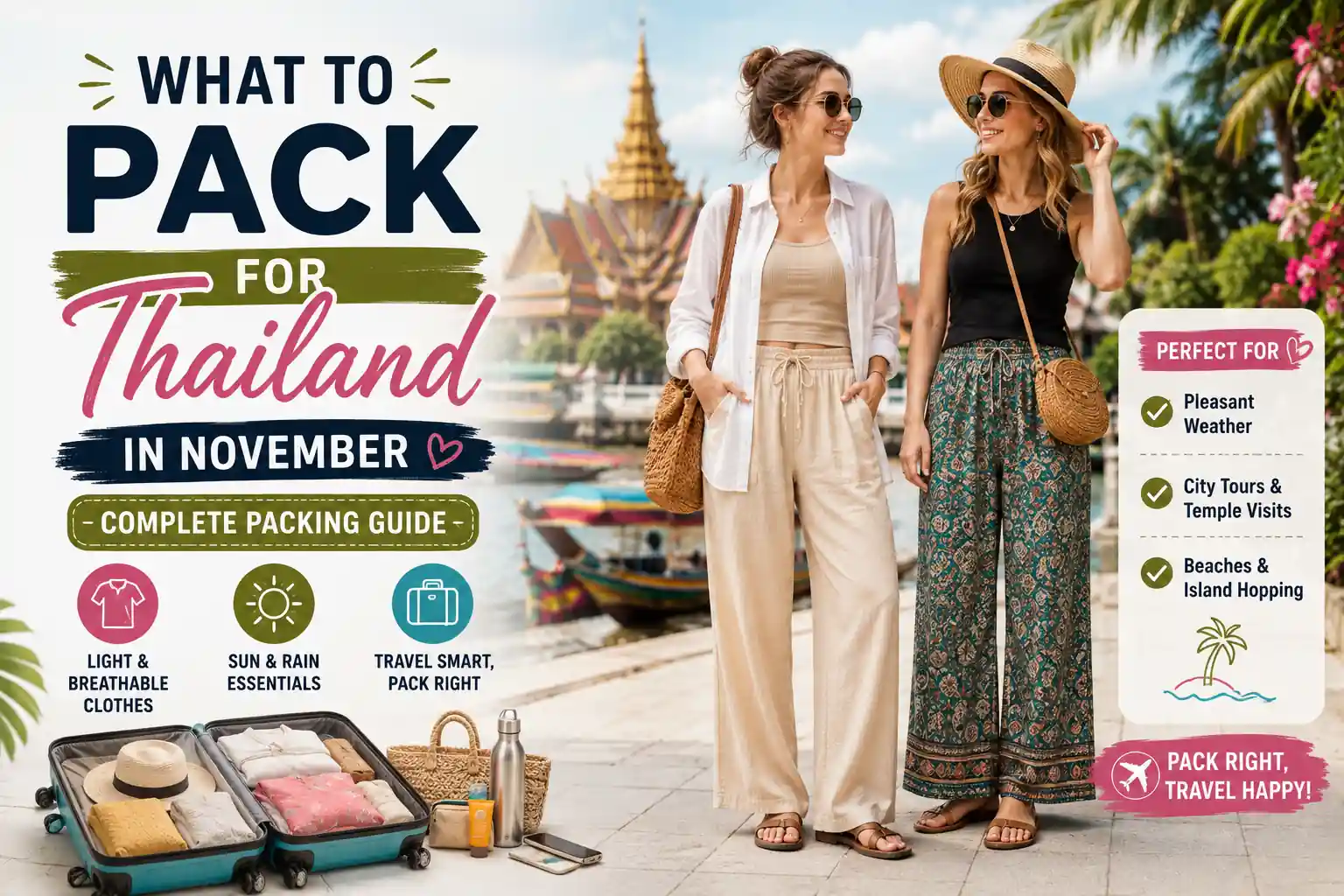 What to Pack for Thailand in November: Complete Packing Guide