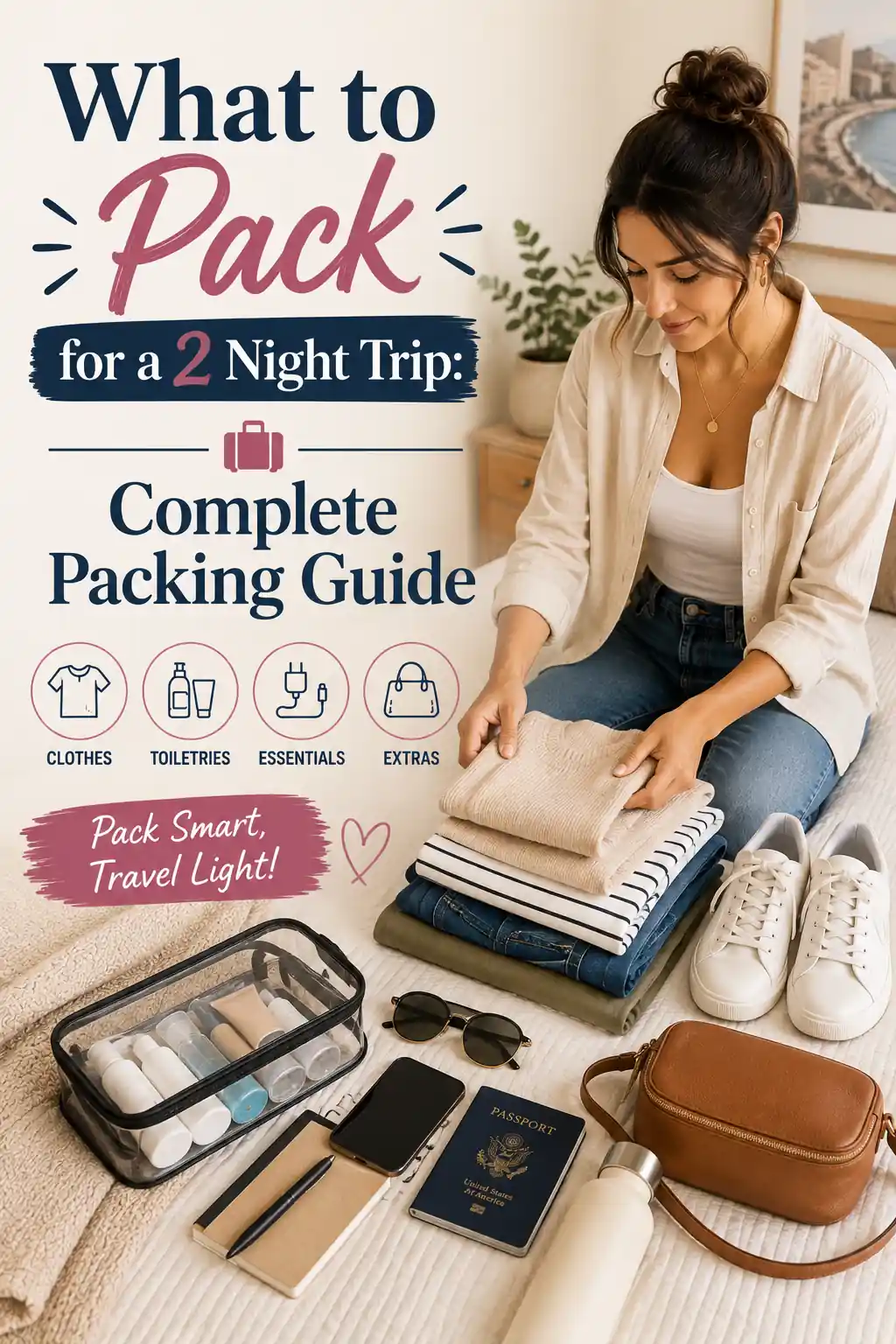 What to Pack for a 2 Night Trip: Complete Packing Guide