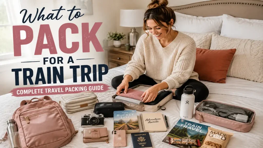 What to Pack for a Train Trip: Complete Travel Packing Guide