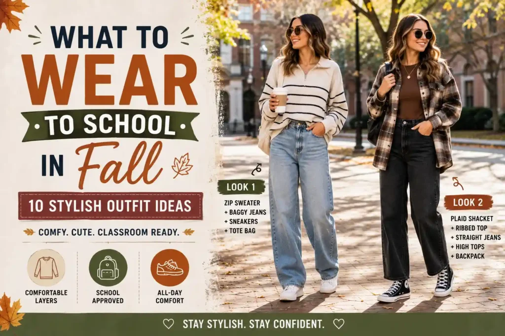 What to Wear to School in Fall: 10 Stylish Outfit Ideas