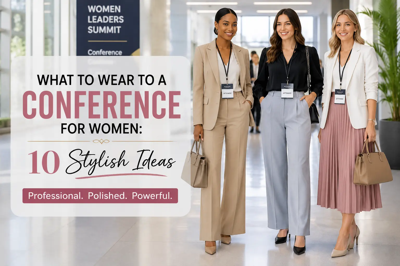 What to Wear to a Conference for Women: 10 Stylish Ideas